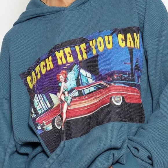 Boys Lie - Heart Racer Thermal Pullover Long Sleeve Hoodie - Medium / Large - Picture 3 of 16